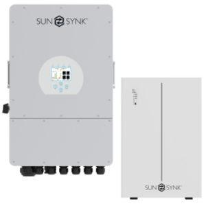 Sunsynk omvormer 8K + batterij 10.6kWh
