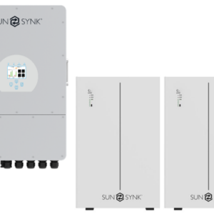 Sunsynk omvormer 8K + 2 stk batterij 10.6kWh