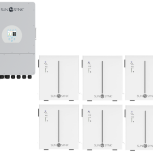 Sunsynk omvormer 10K + 6 stk batterij 5.32kWh